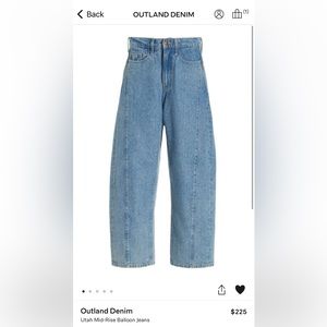 Outland Denim Utah Mid Rise Balloon Jean